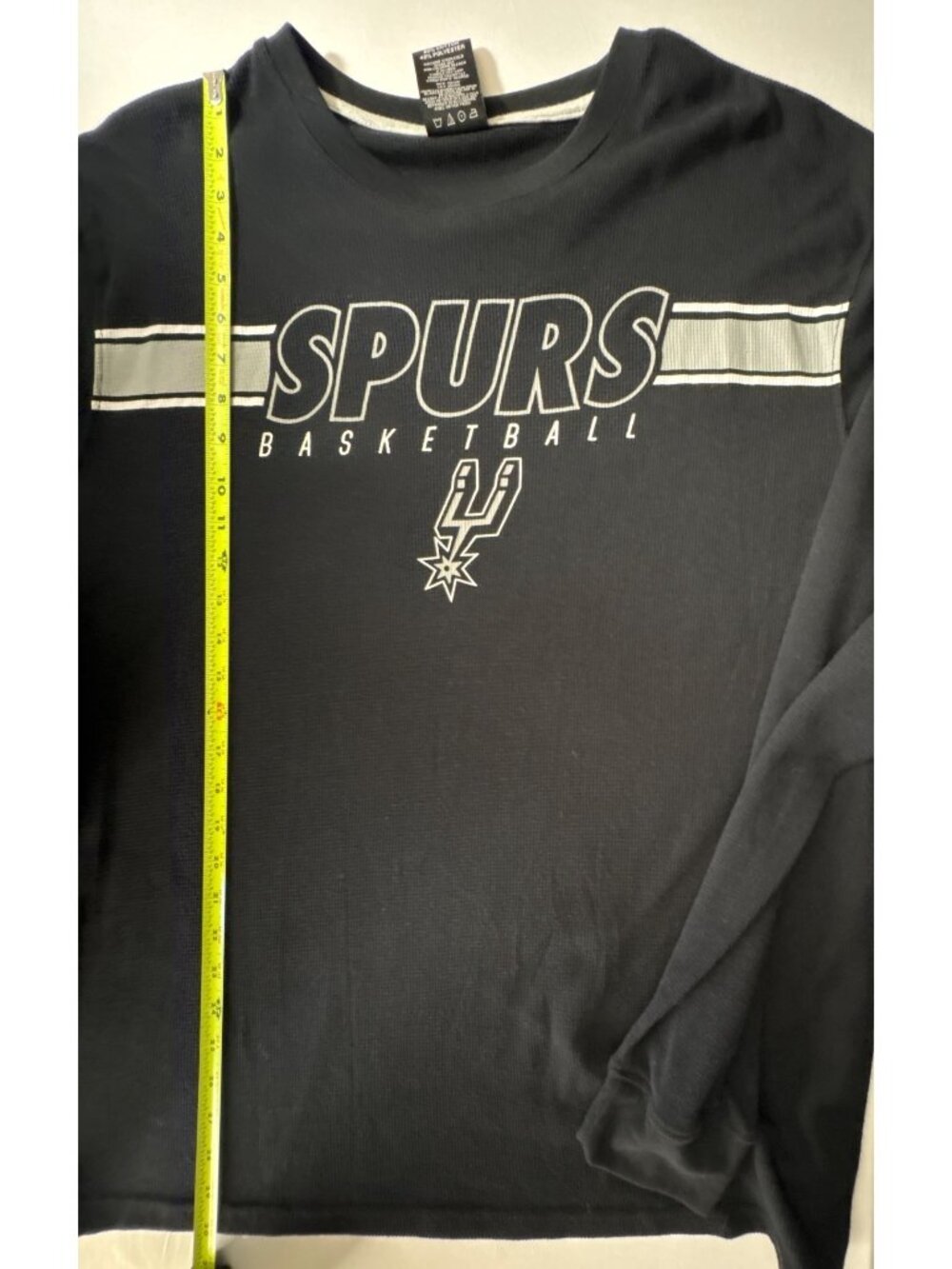NBA San Antonio Spurs Long-Sleeve Shirt Black XL Basketball Spurs Basketball - Picture 8 of 16